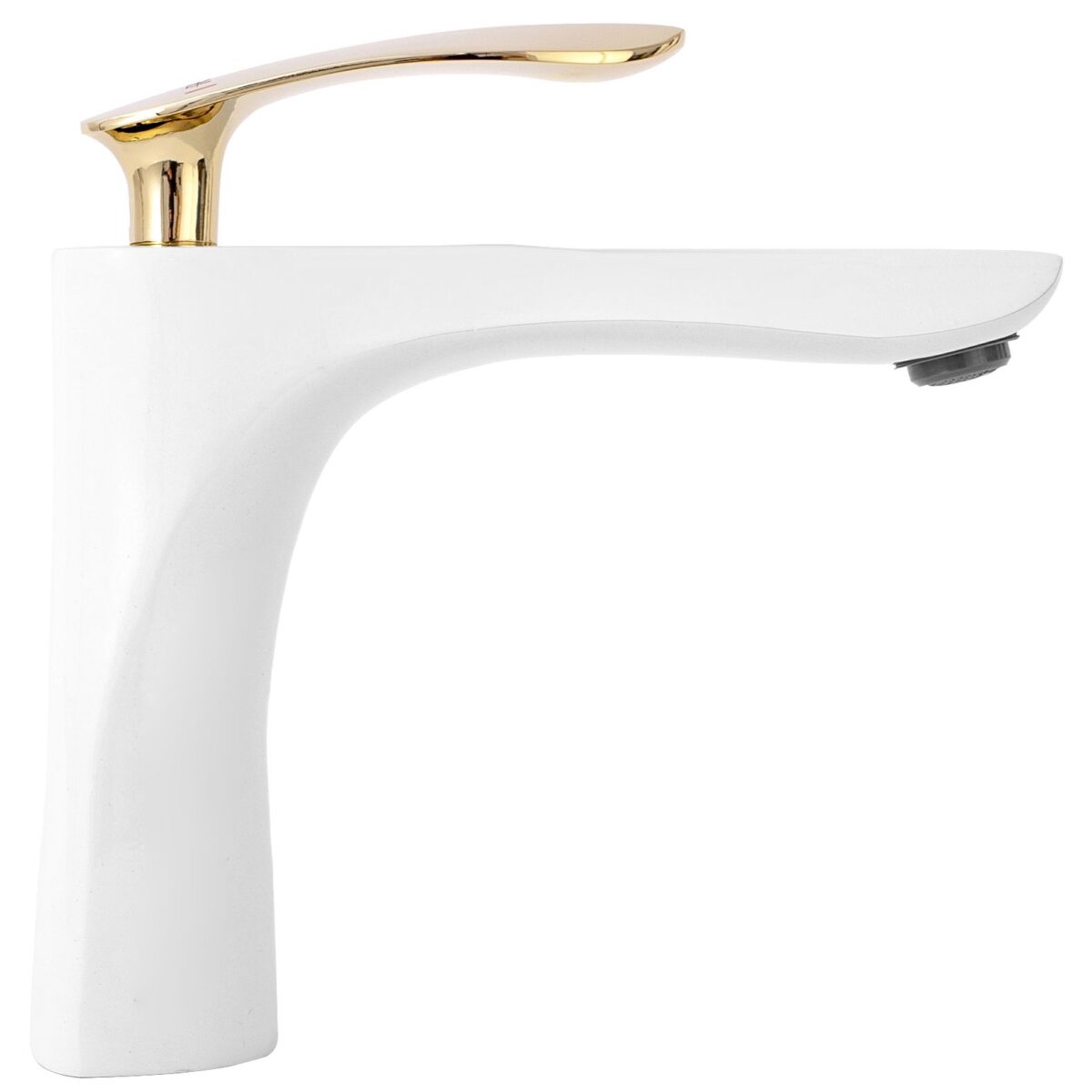 Baterie pentru baie Rea Orbit White Gold Low - imagine 3