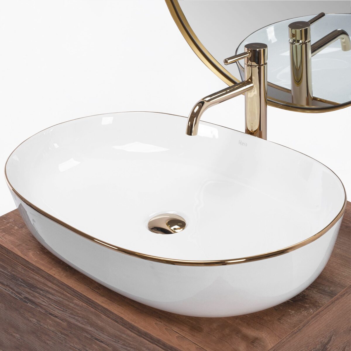 Lavoar de blat Rea CLEO White Gold Edge - imagine 3