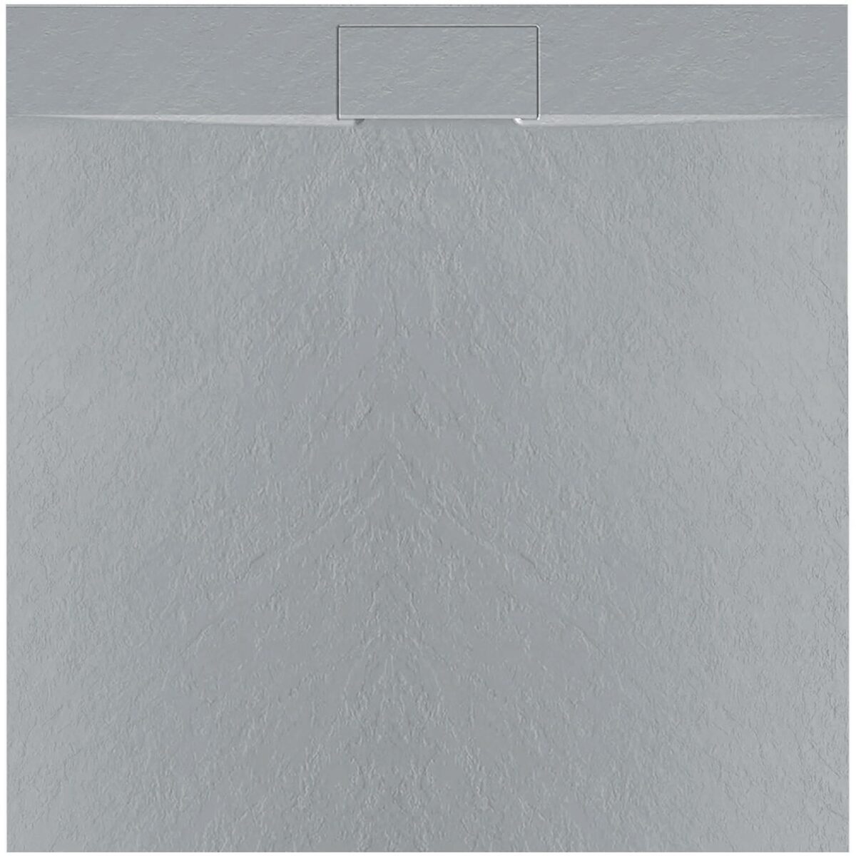 Cadita de dus Rea Bazalt Grey 90x90 - imagine 1