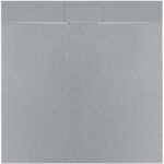 Cadita de dus Rea Bazalt Grey 90x90