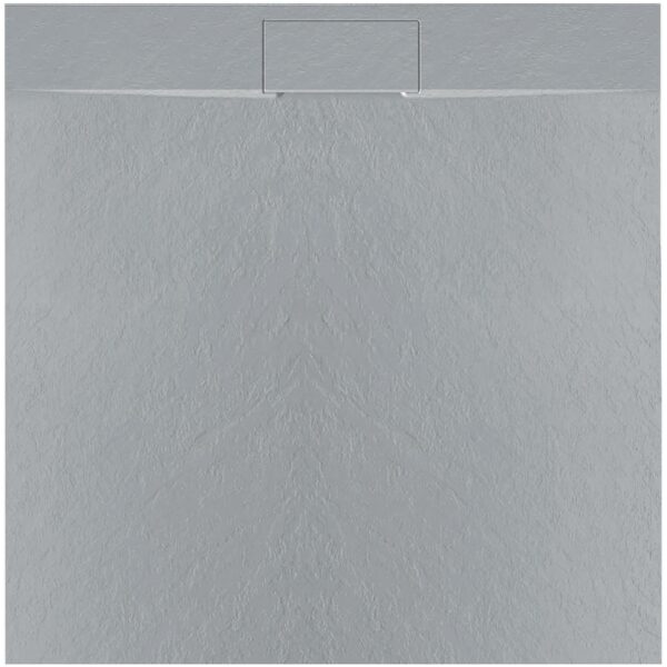 Cadita de dus Rea Bazalt Grey 90x90