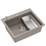 Chiuveta din granit KURT 110 WORKSTATION BEIGE - imagine 4