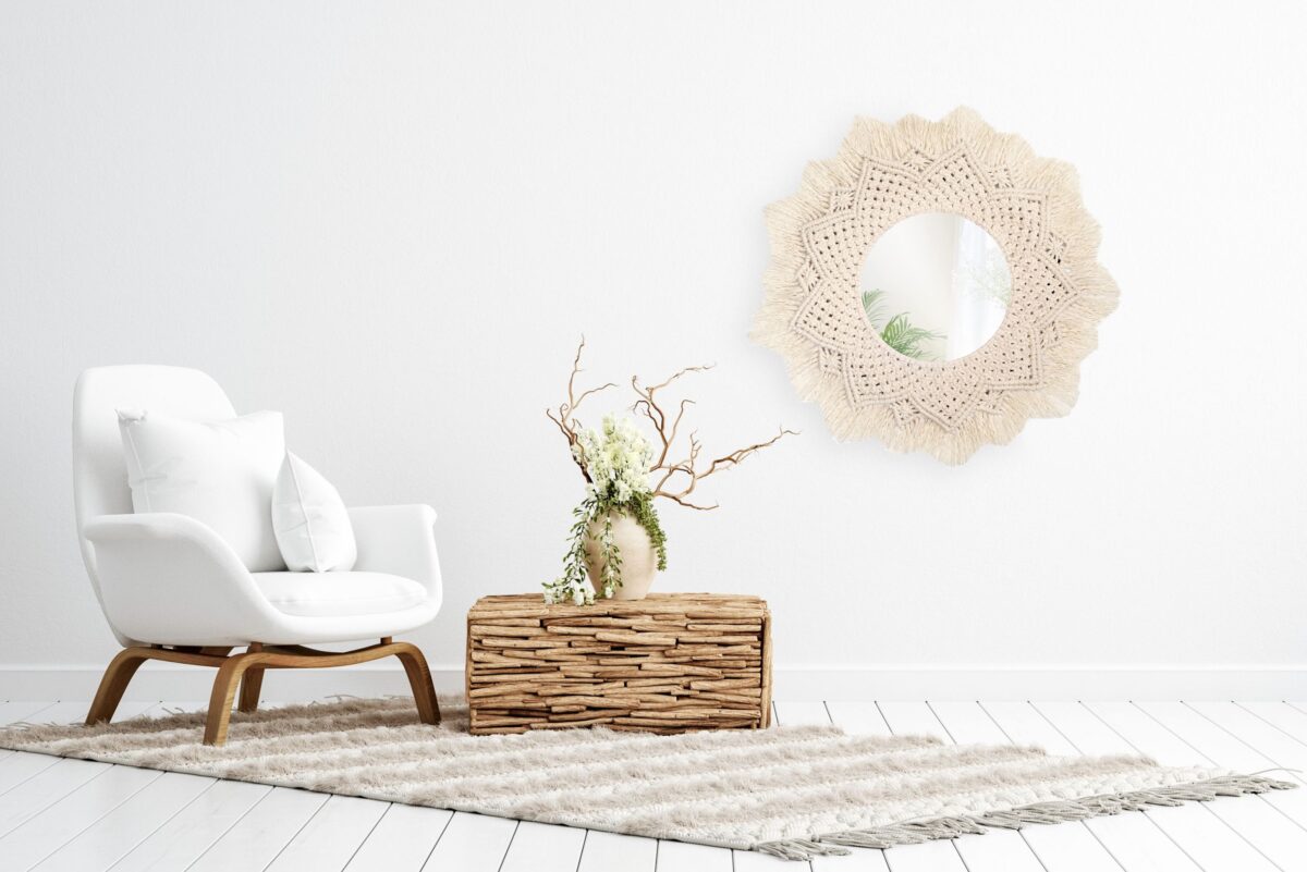 Oglinda perete Boho 60CM 322051 - imagine 4