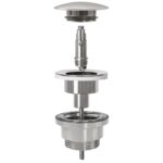 Sifon klik-klak BRUSH NICKLE INOX - imagine 3