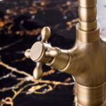Baterie pentru baie / de bucătărie Rea Rustico antique gold - imagine 4