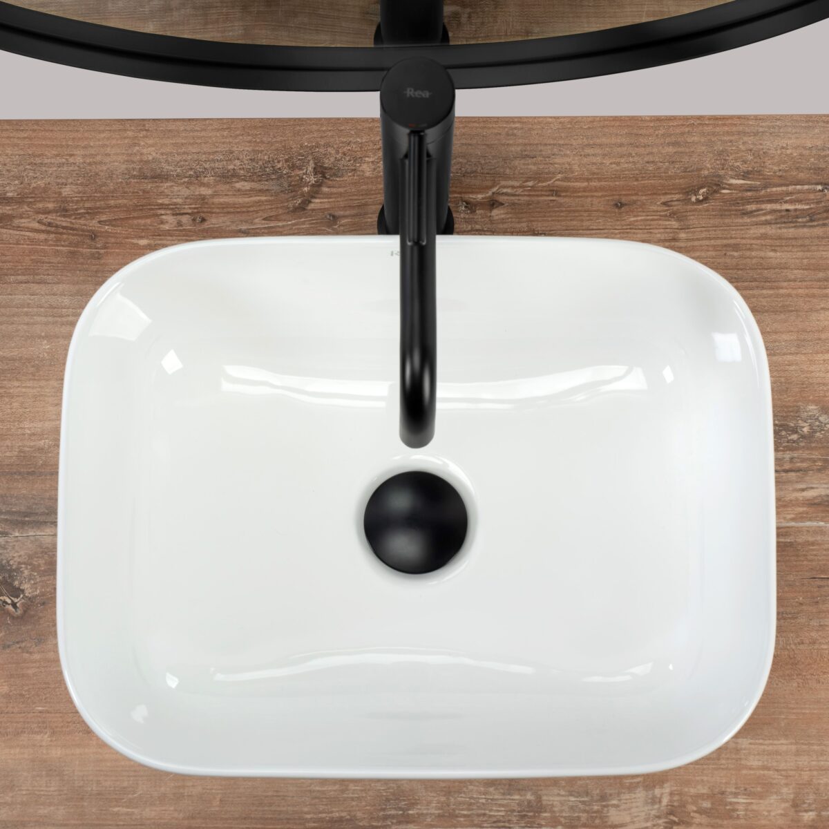 Lavoar pe blat Rea Demi Mini White - imagine 2