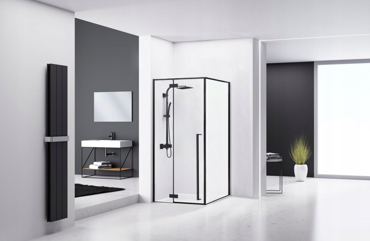 Cabina de dus Fargo 90x90 Black Mat - imagine 2