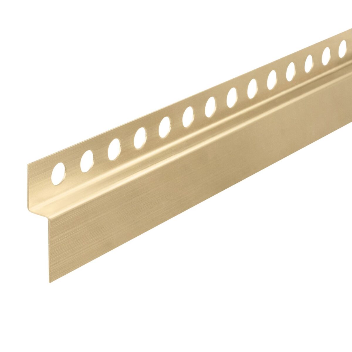 Bandă frontală pentru cădiță de duș 130cm Brush Gold - imagine 3