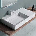Lavoar pentru blat  Archi 75 CM White - imagine 6