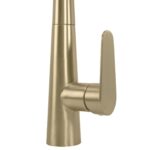 Baterie de bucătărie REA Ross  BRUSH GOLD - imagine 5