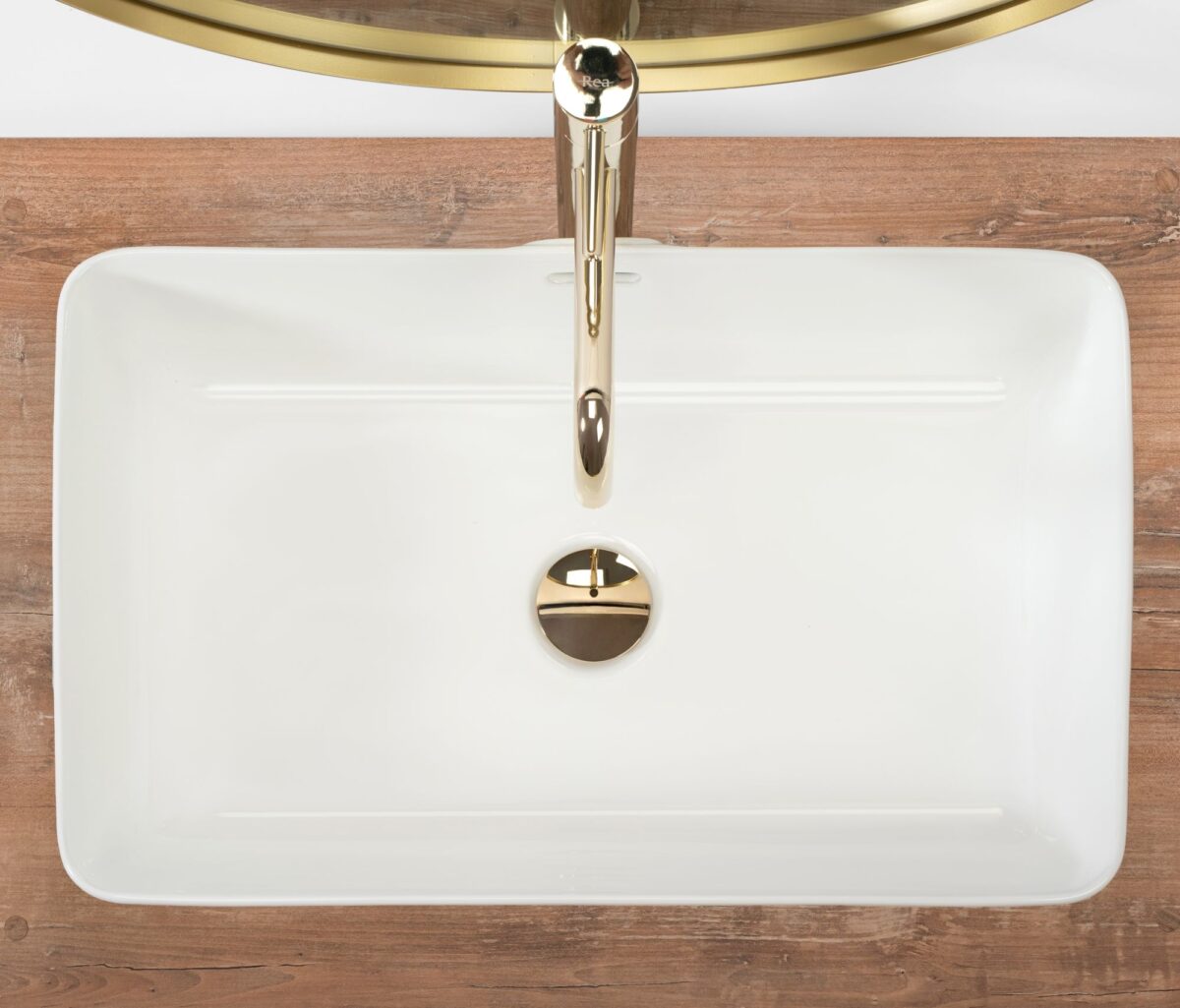 Lavoar pe blat Rea Berta 55 White - imagine 4