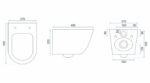Vas WC suspendabil  Carlo Flat Mini - imagine 4
