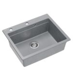 Chiuveta din granit KURT 110 WORKSTATION Grey Metallic - imagine 4