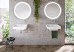 Oglindă LED 70cm MMJ BRUSH SILVER - imagine 6
