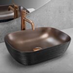 Lavoar pe blat Rea Belinda COPPER BRUSH / Black