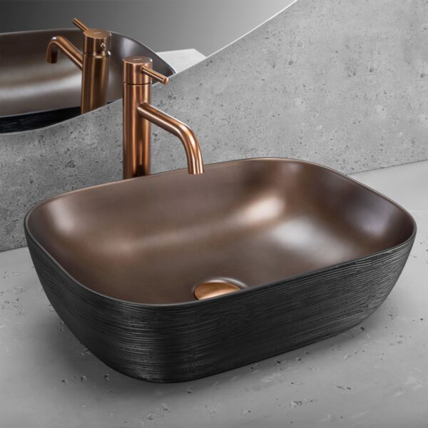 Lavoar pe blat Rea Belinda COPPER BRUSH / Black