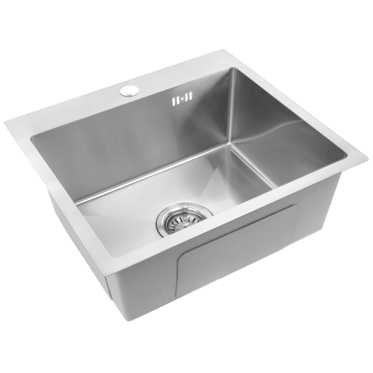 Chiuvetă inox Leo 50 BRUSH NICKEL - imagine 6