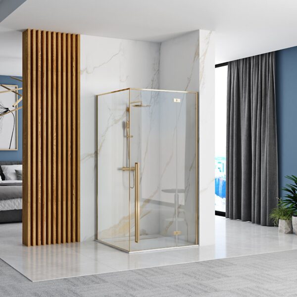 Cabina de dus Fargo 100x80 Gold