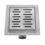 Rigola dus REA LINE 150x150 Nickel Brush - imagine 3