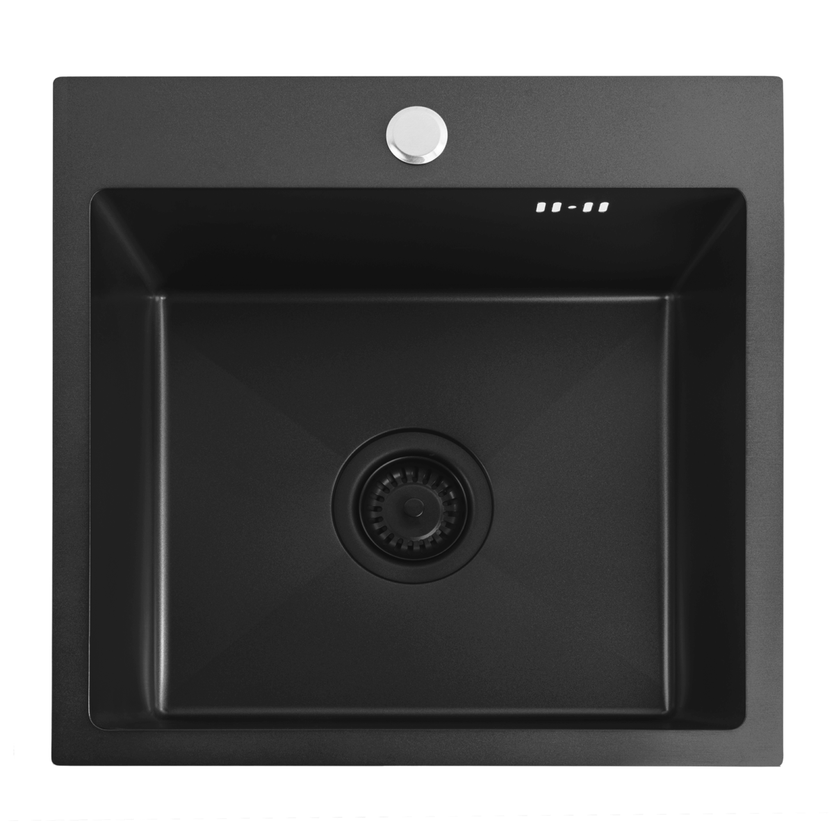 Chiuvetă inox Leo 40 Black - imagine 1